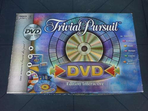 Jeu de société - Trivial Pursuit DVD Edition interactive, Hobby en Vrije tijd, Gezelschapsspellen | Bordspellen, Gebruikt, Een of twee spelers