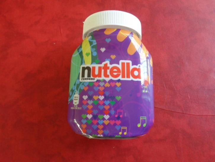 Collection Pot "NUTELLA" Vide. Joli Déco 825gr, Collections, Marques & Objets publicitaires, Utilisé, Autres types, Enlèvement ou Envoi