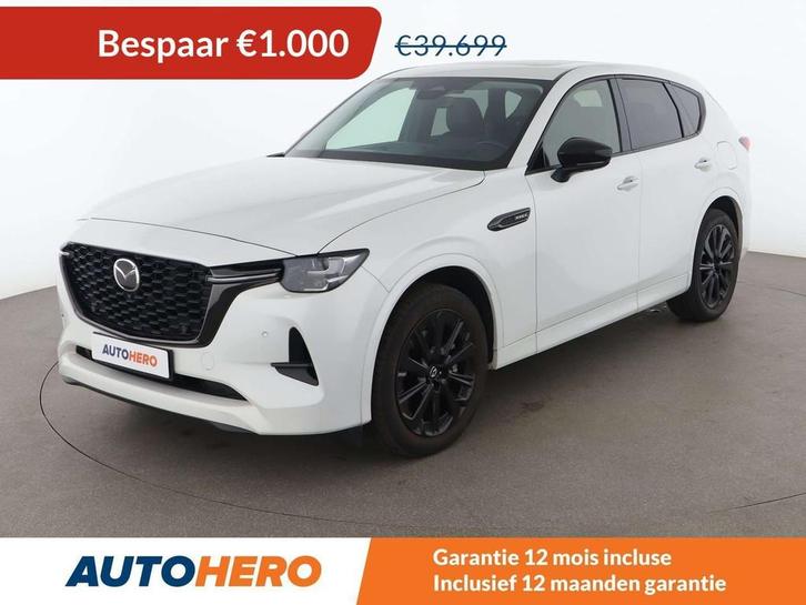 Mazda CX-60 2.5 e-Skyactiv Plug-in Hybrid Homura AWD, Auto's, Mazda, Te koop, CX-60, 360° camera, 4x4, ABS, Achteruitrijcamera