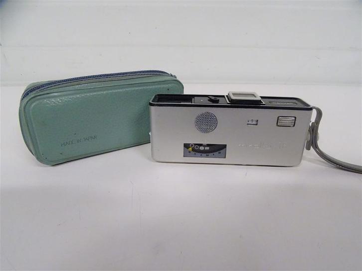 A6775. Minolta -16 Model-P Zakcamera met Opberghoes, Audio, Tv en Foto, Fotocamera's Analoog, Gebruikt, Minolta, Ophalen of Verzenden