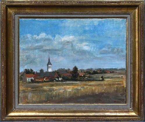 19- Victor DOLPHYN (1909-1993)Schilderij op doek, gesigneerd, Antiek en Kunst, Kunst | Schilderijen | Klassiek, Ophalen of Verzenden