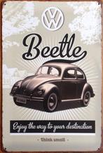 Beetle cox plaque murale vintage en bois d albesia 40x30 cm, Ophalen of Verzenden, Nieuw