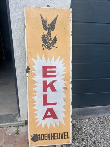 Plaque émaillée de marque de bière, Enlèvement