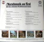 LP Marschmusik aus Tirol, Country Tirol Traditionsmärschen, Ophalen of Verzenden, Zo goed als nieuw, 12 inch
