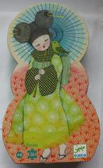 Djeco Puzzel - Geisha & Vogel (36 stukjes, +4 jaar), Ophalen, 10 tot 50 stukjes, Zo goed als nieuw, 4 tot 6 jaar