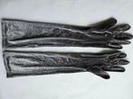 fluwelen lange handschoenen, vintage, Ophalen of Verzenden, Handschoenen