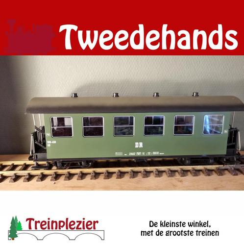 LGB 313730 G DR Personenwagen 970-560, Hobby en Vrije tijd, Modeltreinen | Overige schalen, Zo goed als nieuw, Wagon, Gelijkstroom