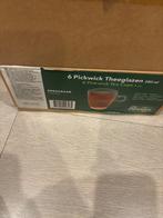 6 pickwick theeglazen 280 ml, Verzamelen, Ophalen, Zo goed als nieuw, Overige typen