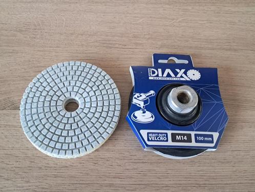 Diamantpads met steunschijf Prodiaxo, Doe-het-zelf en Bouw, Gereedschap | Schuurmachines, Gebruikt, Excentrische schuurmachine