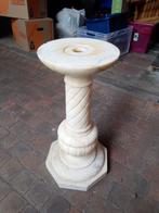 Mooie zuil uit marmer 60 cm hoog, made in Italy, Ophalen, Gebruikt