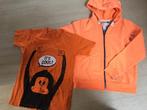 Hoodie orange fluo  + t shirt gratuit 140  orange, IKKS. LCWAIKIKI, Jongen of Meisje, Gebruikt, Ophalen of Verzenden