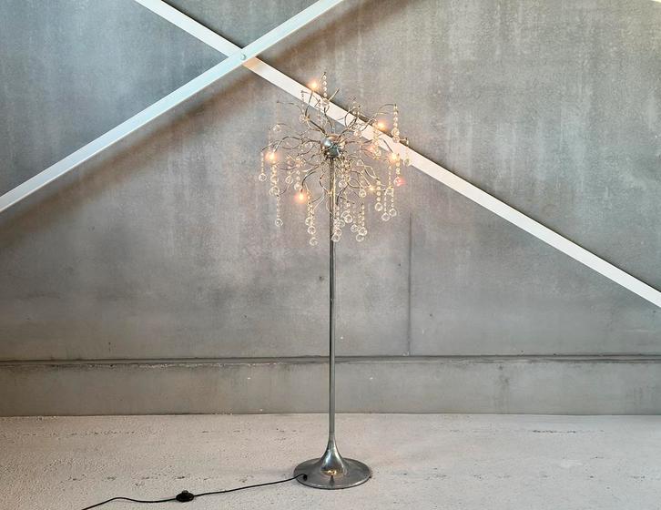 Vintage spoetnik vloerlamp, Huis en Inrichting, Lampen | Vloerlampen, Ophalen