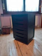 zwart ladenkastje, Ophalen, Gebruikt