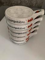 6 plats à escargots en porcelaine CHAMPS ÉLYSÉES, Antiquités & Art, Antiquités | Céramique & Poterie, Enlèvement ou Envoi