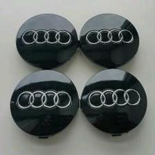 Couvre-roues Audi 4 x 60 mm A3/A4/A5/A6/A7/A8/Q2/Q3/Q5...