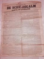 Oude kranten: DE SCHELDEGALM, Utilisé, Enlèvement ou Envoi
