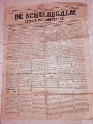 Oude kranten: DE SCHELDEGALM