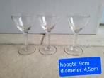 3 kleine glaasjes, Verzamelen, Ophalen of Verzenden, Zo goed als nieuw