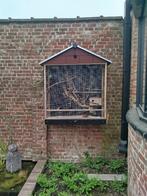 Vogelkooi met 2 agapornissen. Hoogte 140 CM, breedte 120cm,, Dieren en Toebehoren, Ophalen, Vogelkooi