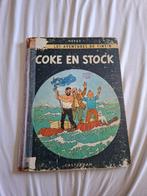 Tintin dans coke en stock EO 1958, Boeken, Gelezen, Eén stripboek, Ophalen of Verzenden, HERGE