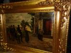 Grand L. Taverne (Bruxelles 1853)-Mentionné au BENEZIT, ARTO, Antiquités & Art, Art | Peinture | Classique, Enlèvement ou Envoi