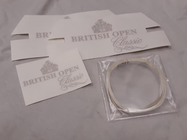 sticker set mini BRITISCH OPEN - GOLD , Klassieke Mini, Auto-onderdelen, Carrosserie, Mini, Oldtimer onderdelen, Rover, Universele onderdelen