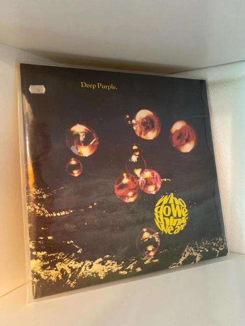 Deep Purple – Who Do We Think We Are - UK 1973 (jaune), CD & DVD, Vinyles | Hardrock & Metal, Utilisé, Enlèvement ou Envoi