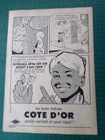Côte d'Or chocolat - publicité papier - 1961, Collections, Marques & Objets publicitaires, Autres types, Utilisé, Enlèvement ou Envoi