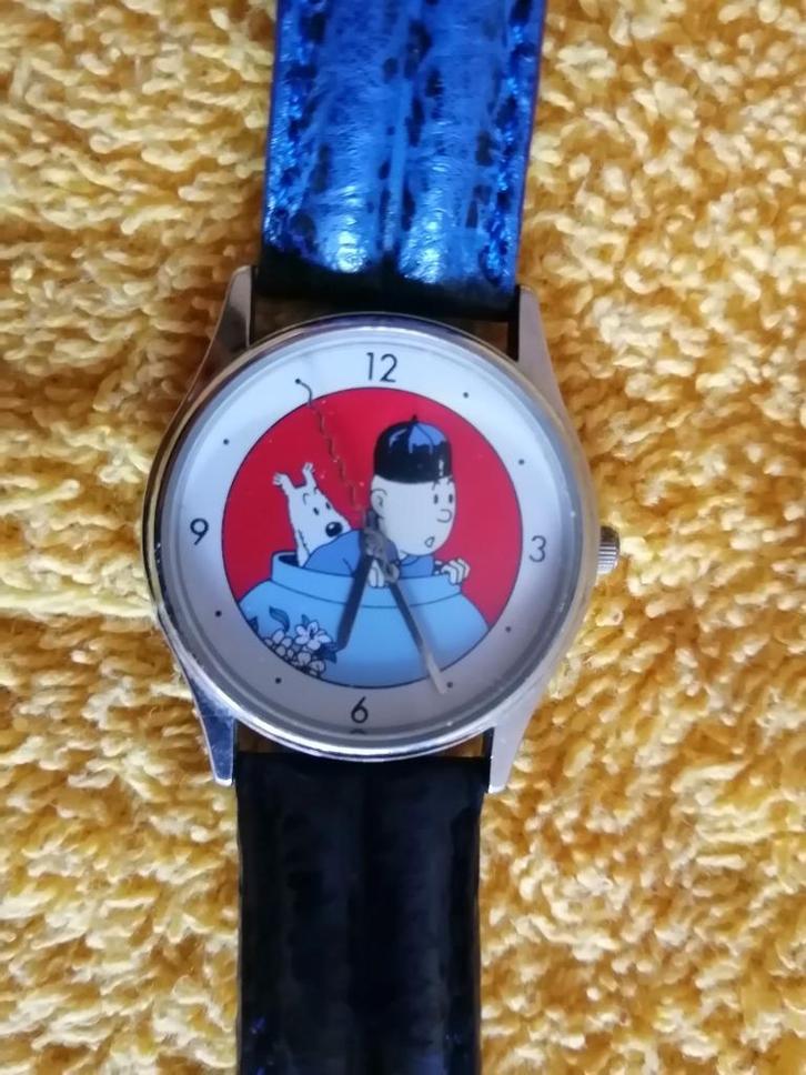 Montre adulte originale Tintin Citime "Lotus Bleu" 1994, Bijoux, Sacs & Beauté, Montres | Hommes, Montre-bracelet, Cuir, Envoi