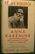 PLEIADE:TOLSTOI/ANNA KARENINE-RESURRECTION/1951, Livres, Littérature, LEON TOLSTOI, Belgique, Utilisé, Enlèvement ou Envoi