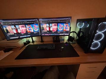 SETUP gaming, Computers en Software, Desktop Pc's, Ophalen, 32 GB, Zo goed als nieuw, AMD Ryzen 7