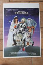 filmaffiche Beetlejuice 1988 Tim Burton filmposter, Rechthoekig Staand, Ophalen of Verzenden, Zo goed als nieuw, A1 t/m A3