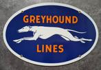 Greyhound lines emaillen USA reclame decoratie bord, Reclamebord, Ophalen of Verzenden, Zo goed als nieuw