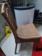 Stoelen, Huis en Inrichting, Stoelen, Ophalen, Riet of Rotan, Bruin, Zo goed als nieuw