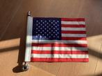 Harley Amerikaanse vlag voor op rek topkoffer, Motoren, Onderdelen | Harley-Davidson, Ophalen of Verzenden, Gebruikt