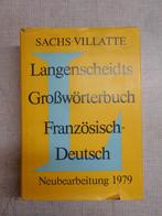 Langenscheidts Grosswörterbuch Französisch-Deutch Teil 1, Comme neuf, Sachs en Villatte, Autres éditeurs, Enlèvement ou Envoi