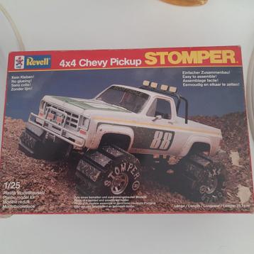 REVELL 1/25 CHEVY PICK-UP STOMPER 4x4*VINTAGE*NEW*SNAP-TITE* beschikbaar voor biedingen