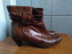 Cognackleurige botjes - Merk Virus MODA Portugal - maat 39, Kleding | Dames, Schoenen, Ophalen of Verzenden, Zo goed als nieuw