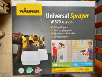 Pistolet à peinture Wagner W570 Flexio, Enlèvement, Comme neuf, Pulvérisateur de peinture ou Pompe à peinture