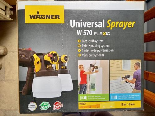 Wagner Verfpistool W570 Flexio, Doe-het-zelf en Bouw, Schildersmaterialen, Zo goed als nieuw, Verfspuit of Verfpomp, Ophalen