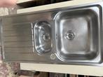 Spoelbak, Ophalen, Gebruikt, Inox, Wastafel