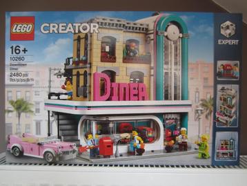 Lego creator expert 10260 Downtown dinner NEUF disponible aux enchères