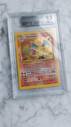 Charizard holo base set 1999 BGS graded 8,5, Hobby en Vrije tijd, Ophalen of Verzenden, Zo goed als nieuw
