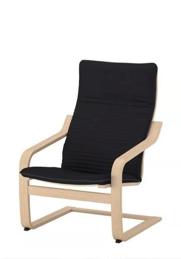 Fauteuil zwart eikenfineer beschikbaar voor biedingen