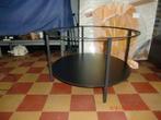 salontafeltje, Huis en Inrichting, Tafels | Salontafels, Ophalen, Gebruikt, Rond, Glas