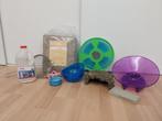 Diverse benodigdheden en kooi knaagdier Hamster Gerbil etc, Kooi, Minder dan 75 cm, Zo goed als nieuw, Hamster