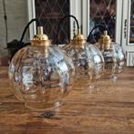 Trois magnifiques lampes suspendues vintage, datant des anné, Comme neuf, Enlèvement ou Envoi