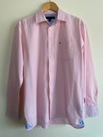 Tommy Hilfiger overhemd, roze wit geruit, maat Medium, Halswijdte 39/40 (M), Tommy Hilfiger, Wit, Zo goed als nieuw