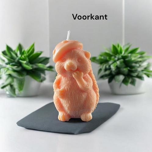Handgemaakte egel kaars, Huis en Inrichting, Woonaccessoires | Kandelaars en Kaarsen, Nieuw, Kaars, Ophalen of Verzenden