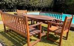 Tuinset teak, Ophalen, Zo goed als nieuw, Bank, Tuinset